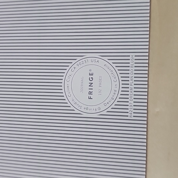 Brand New Fringe "Dream, Plan, Do." Soft Pebbles Spirl Notebook - Picture 9 of 11